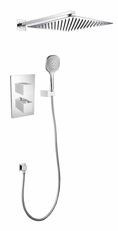 Classic Brass In-Wall Shower Mixer - CUPC Certified Rain Shower Faucet | Evanka