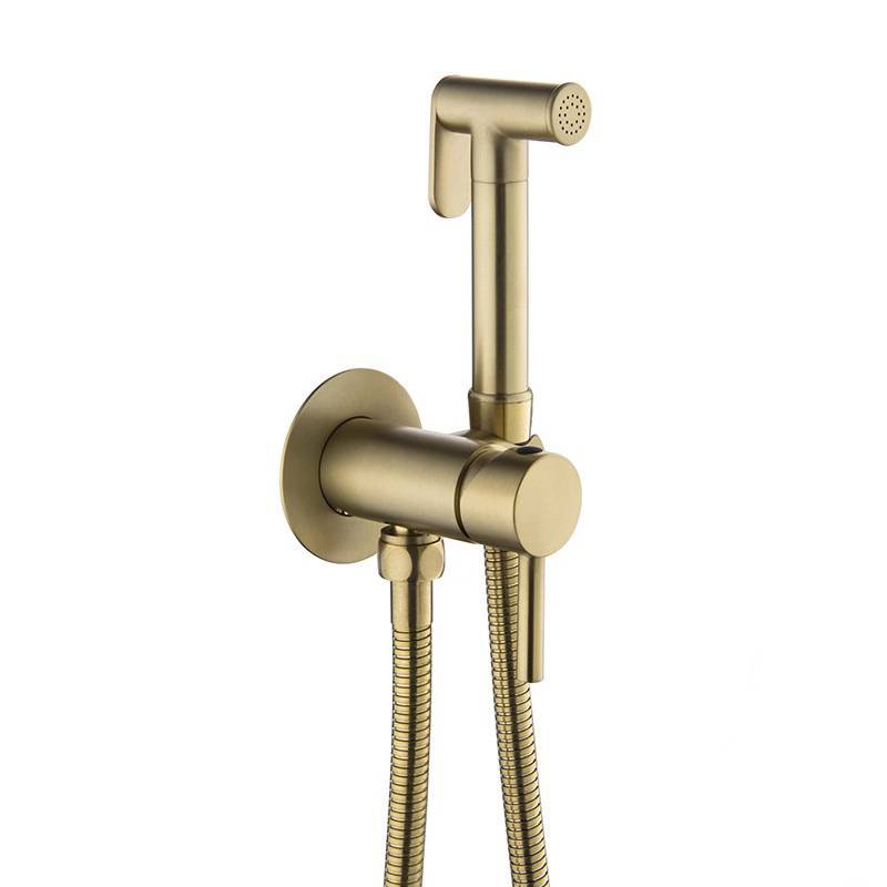 Bidet Sprayer, Brass Wall‑mount Hot‑cold Toilet Spray Kit | EVANKA